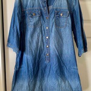 GAP Blue Denim Shirt